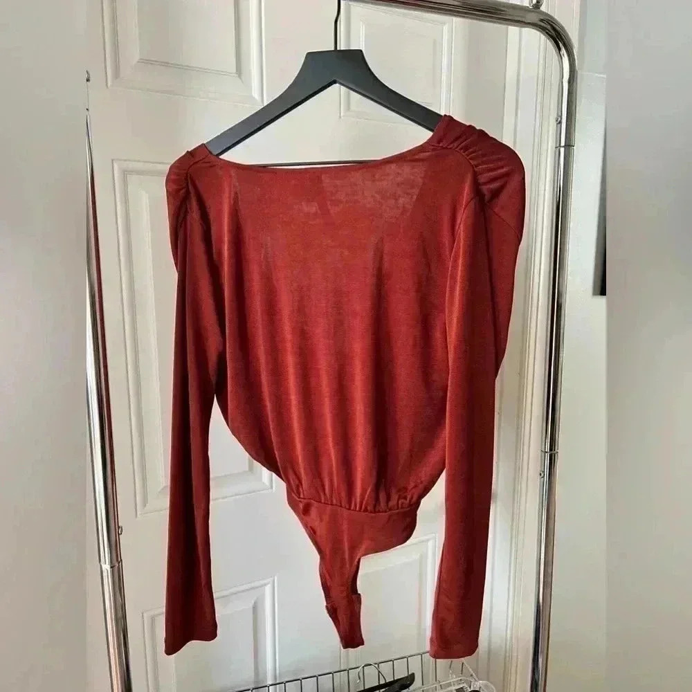 Anthropologie blouse bodysuit NWOT - Picture 5 of 7